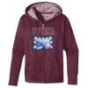 Ladies' Heathered Full-Zip Hooded Sweatshirt Thumbnail